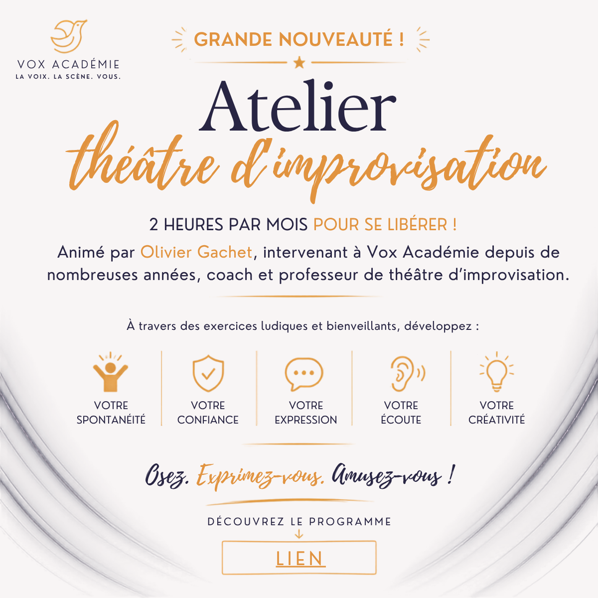 théâtre d'impro avec Olivier Gachet